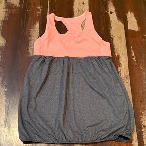 Calvin Klein Coral-Pink Racerback Sports Bra